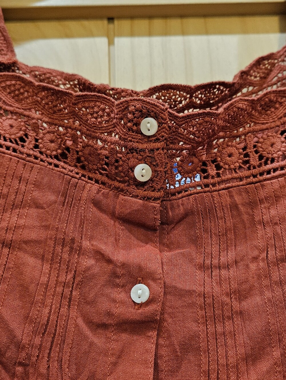 NWT | Old Navy Rust Boho Peasant Top | 3X - Picture 2 of 5